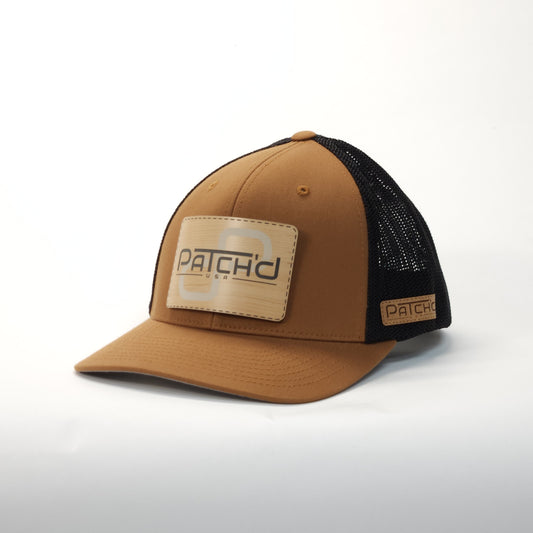 Patch'D USA Flexfit 6511 Caramel/ Black